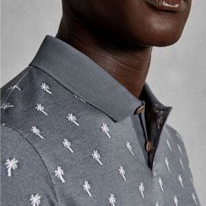 Ted Baker London Gray Polo Shirt